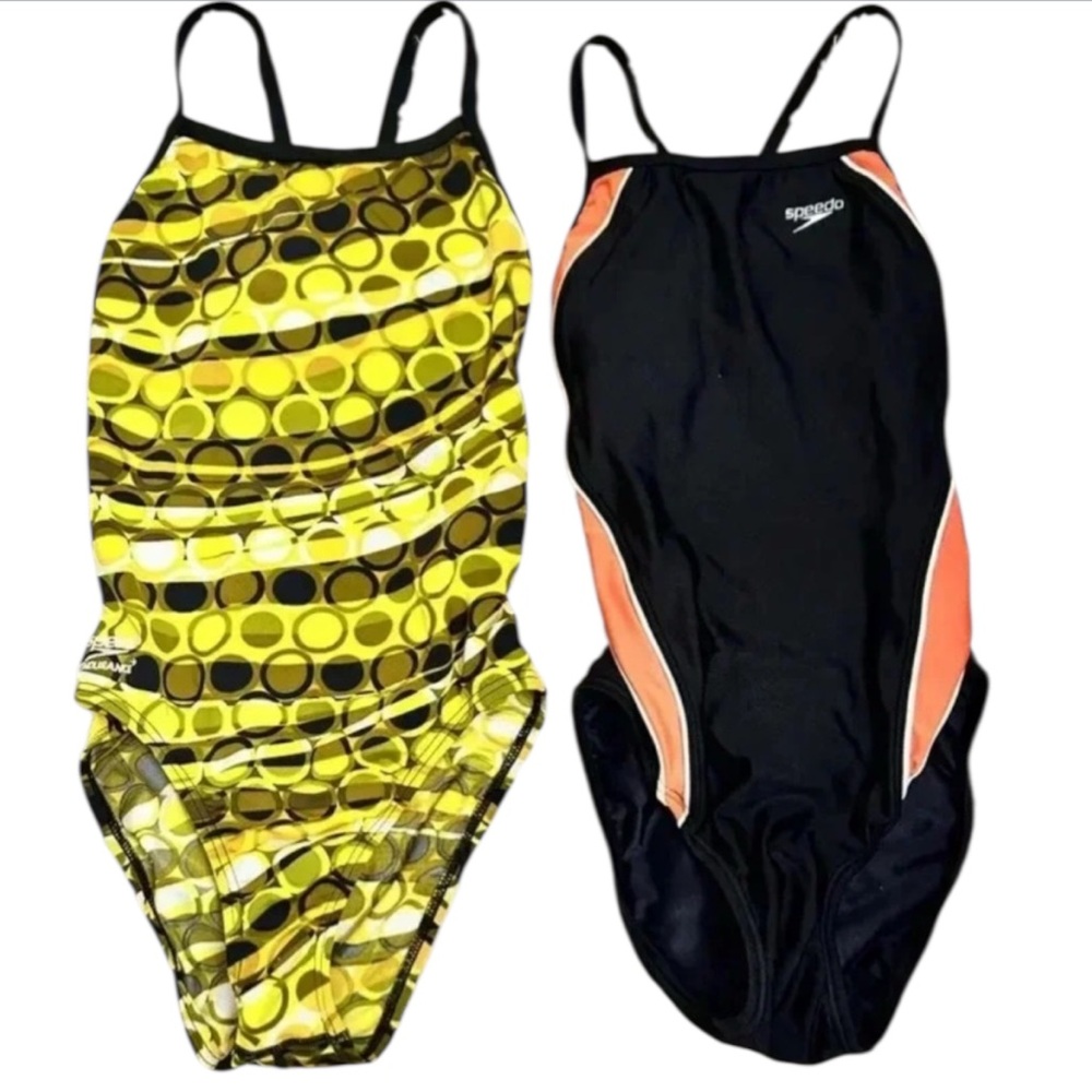 *BUNDLE* 2 Speedo One Piece Woman's
Swimsuit Size 2 28
